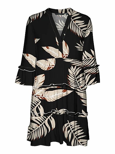 Vero Moda Tunikakleid "VMEASY JOY 3/4 SHORT DRESS WVN GA", mit Volant günstig online kaufen