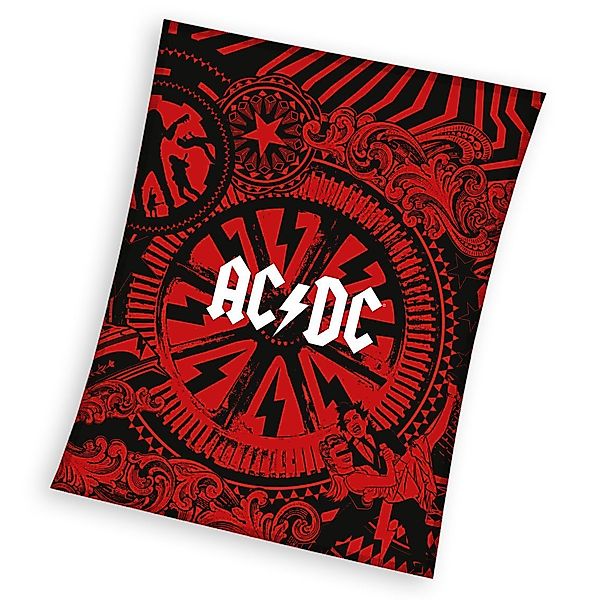 Wohndecke AC DC Coral Fleecedecke Kuscheldecke günstig online kaufen
