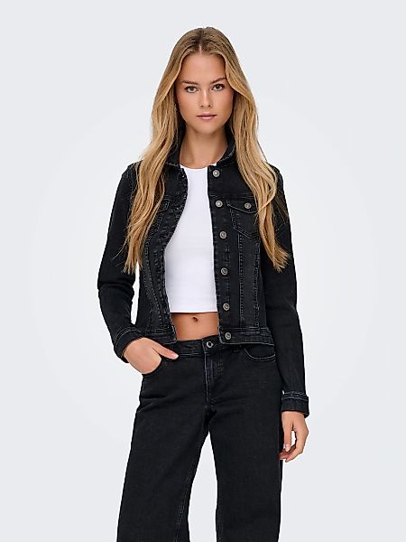 ONLY Jeansjacke "ONLWONDER – Jeansjacke mit Teilungsnähten und Stretch" seh günstig online kaufen