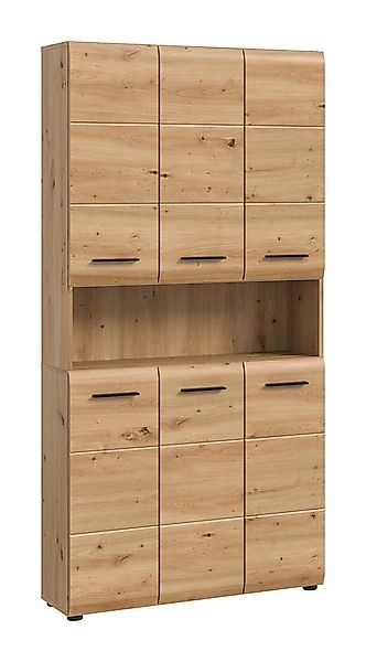 furnling Mehrzweckschrank Hochschrank Ivy (1-St) 1 offenes Fach, 6 Türen, 1 günstig online kaufen