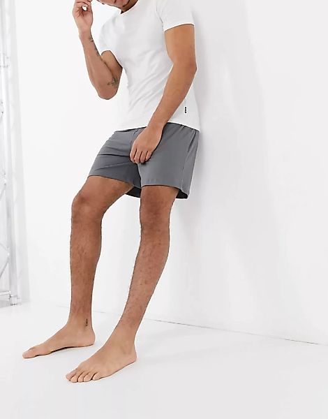 Loungeable – Lounge-Shorts in Grau günstig online kaufen
