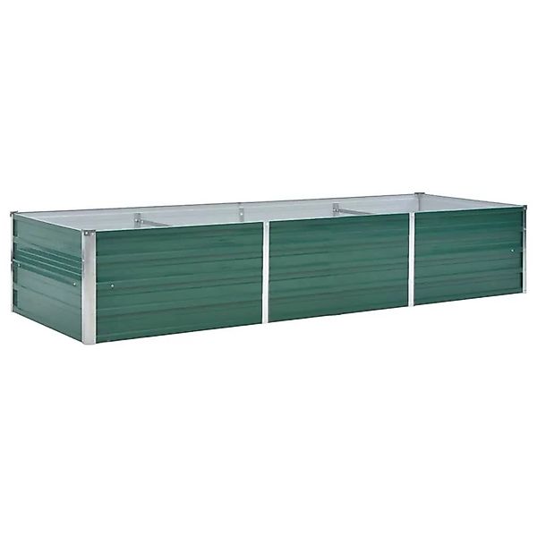 vidaXL Garten-Hochbeet Stahl 240x80x45 cm Grün 659808 günstig online kaufen