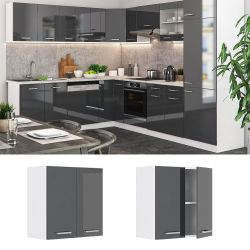 Vicco Hängeschrank R-Line, Anthrazit Hochglanz/Weiß, 60 günstig online kaufen