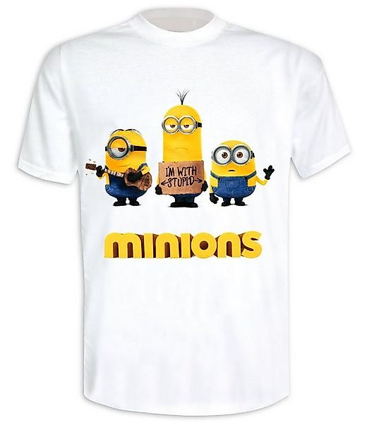 Minions T-Shirt Minions TShirt I'm with stupid (Tim, Bob & Stuart) M günstig online kaufen