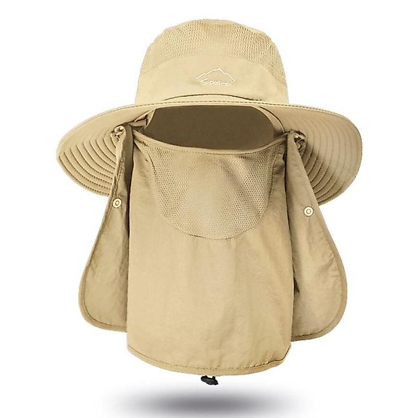 Yemaster Sonnenhut Outdoor Sonnenhut mit Gesichtsschutz günstig online kaufen