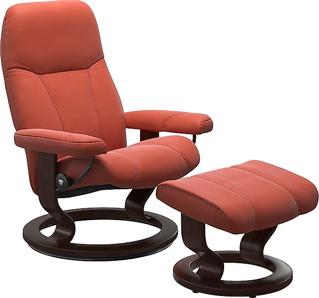 Stressless "Consul" Set, Relaxsessel mit Hocker, mit Hocker, mit Classic Ba günstig online kaufen
