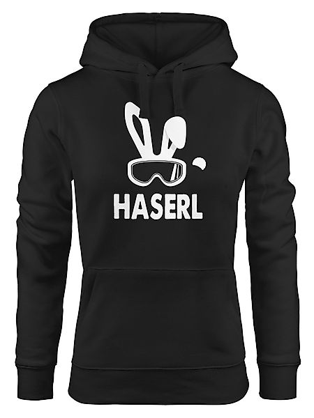 MoonWorks Hoodie Kapuzen Pullover Damen Ski-Haserl günstig online kaufen