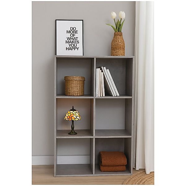 HTI-Living Standregal Regal 60x90 Thekla Beton, günstig online kaufen