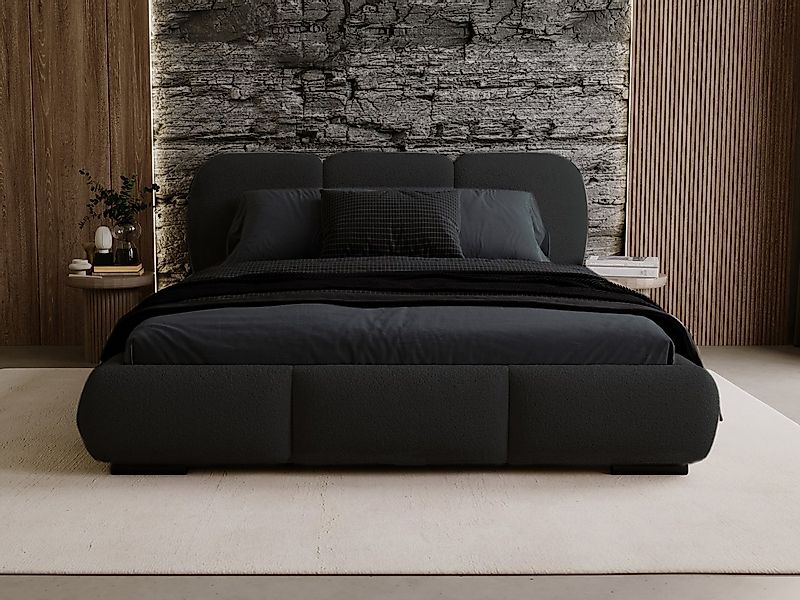 Compleo Polsterbett Wolkenbett, abgerundete Formen, Bouclé-Stoff, verschied günstig online kaufen