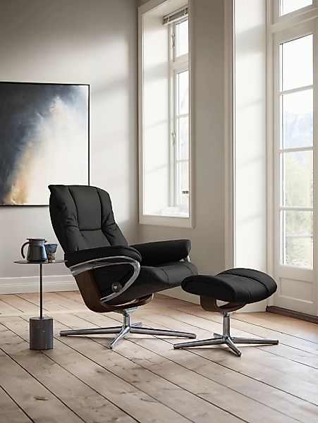 Stressless "Mayfair" mit Cross Base, Größe S, M & L, Holzakzent Braun günstig online kaufen