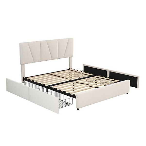 TavilaEcon Polsterbett Doppelbett Jugendbett Plattform Bett günstig online kaufen