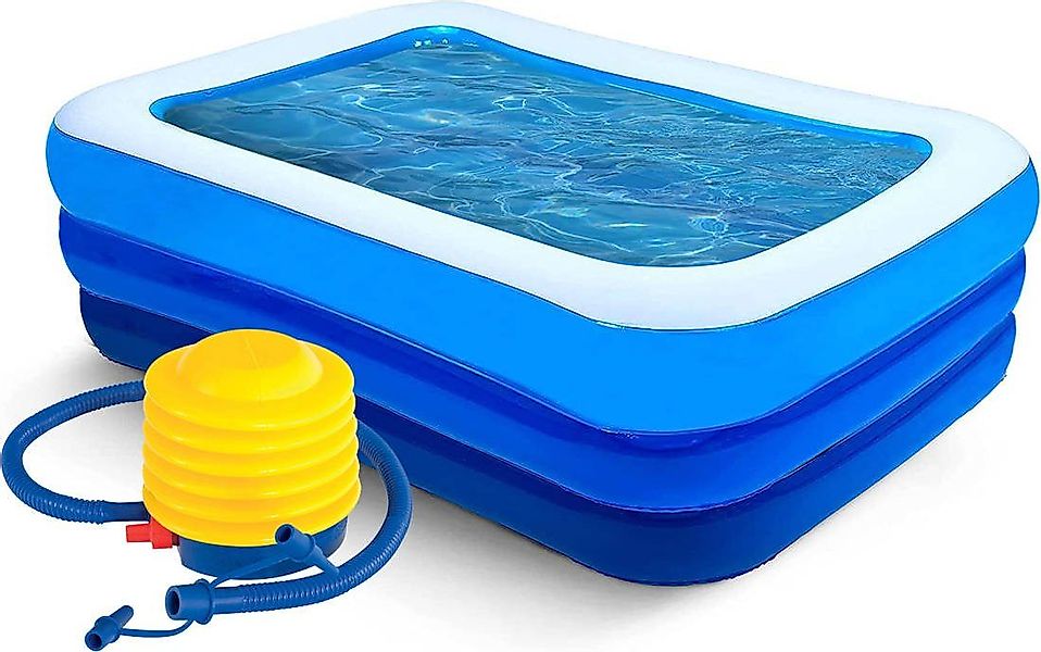 cofi1453 Quick-Up Pool aufblasbarer Familienpool Schwimmbecken günstig online kaufen