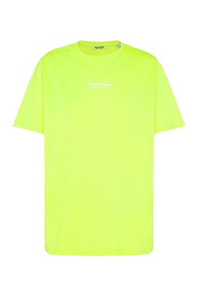 SENSES.THE LABEL Rundhalsshirt aus Baumwolle günstig online kaufen