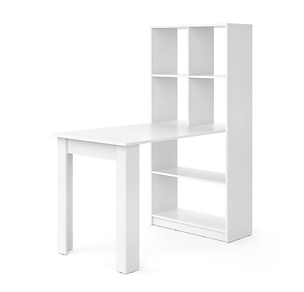 Vicco Esstisch Gael, Weiß, 70 x 122 cm mit 6 Fächern günstig online kaufen