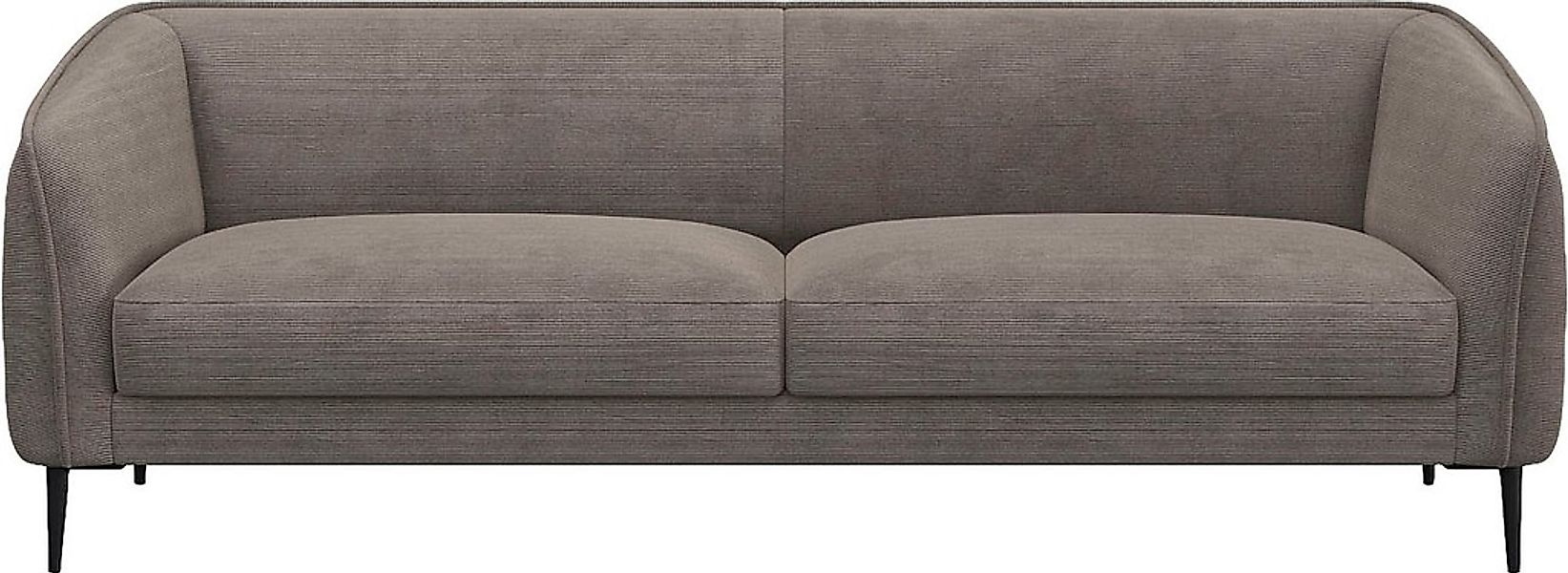 FLEXLUX 3-Sitzer "Belle Designsofa, Couch, bequem durch Kaltschaum im Sitz" günstig online kaufen