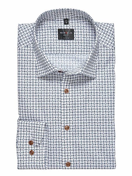 MARVELIS Langarmhemd body fit, Kentkragen, Businesshemd günstig online kaufen