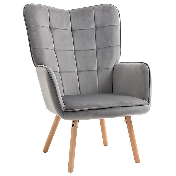 HOMCOM Relaxsessel Einzelsessel mit Rückenlehne (Wohnzimmerstuhl, günstig online kaufen