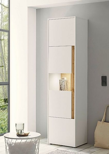 Home affaire Vitrine "City/Giron, moderner Hochschrank, Glasvitrine" zeitlo günstig online kaufen