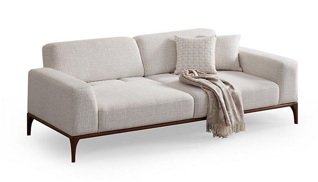 JVmoebel Sofa Sofa 3 Sitzer Luxus Design Sofas Polster Moderne Sitz Stoff N günstig online kaufen