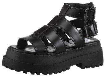 Buffalo PLUTO GLD Sandalette, Plateausandale, Festival-Sandale günstig online kaufen
