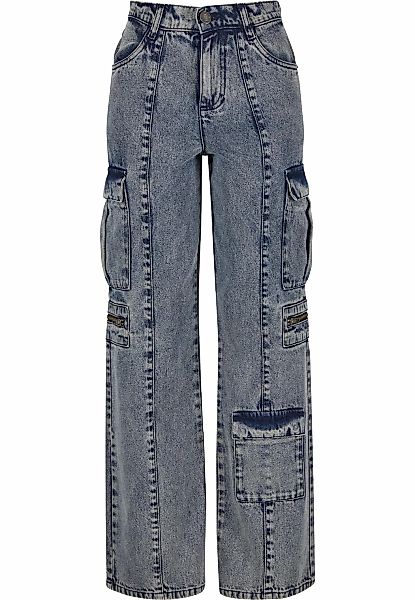 URBAN CLASSICS Cargohose "Urban Classics Ladies Loose Utility Denim Pants", günstig online kaufen