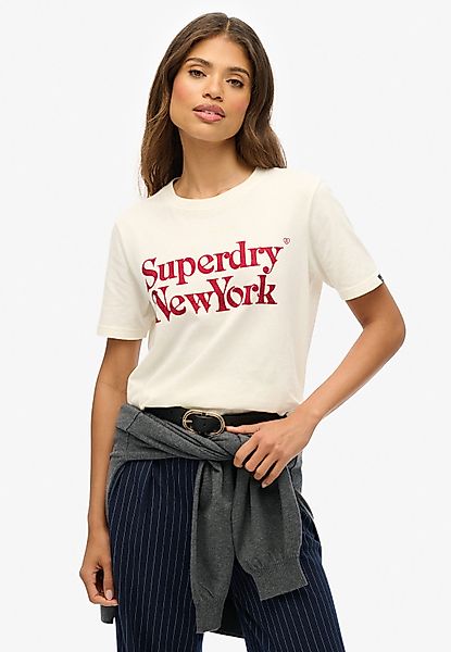 Superdry Print-Shirt BRAND MARK RELAXED TEE günstig online kaufen