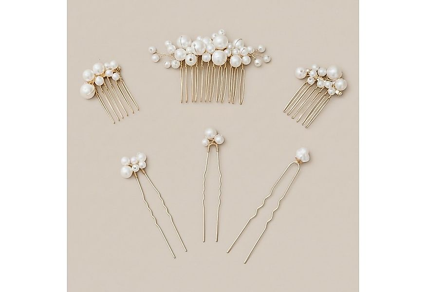 ANNIS WIESBADEN EST. 2021 Haarnadeln Braut Haarschmuck Set, Perlen Haarkamm günstig online kaufen