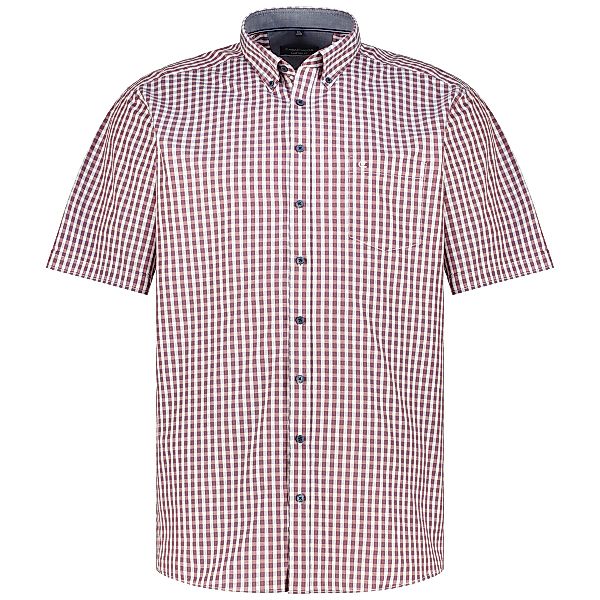 CASA MODA Kariertes Freizeithemd aus Baumwolle Farbe rot Größe: 3XL günstig online kaufen