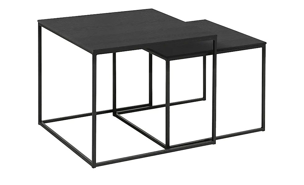 uno Couchtisch 2er Set  Simon ¦ schwarz ¦ Maße (cm): B: 50 H: 43,5 Tische > günstig online kaufen