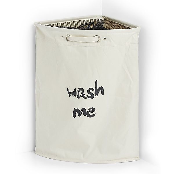 Zeller Present Wäschekorb Eck-Wäschesammler "Wash me, günstig online kaufen