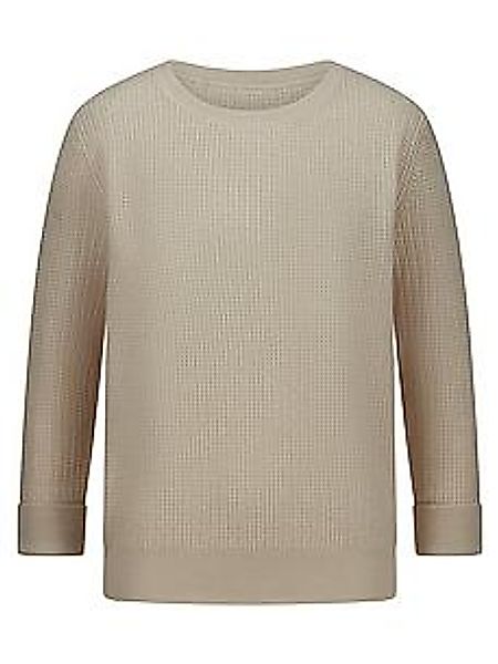 Rundhals-Pullover 3/4-Arm Peter Hahn beige günstig online kaufen