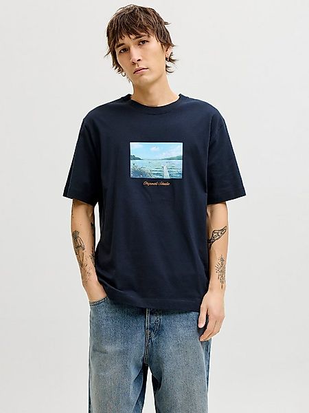 Jack & Jones T-Shirt JORNORREBRO PHOTO TEE SS CREW NECK Baumwolle, relaxed günstig online kaufen