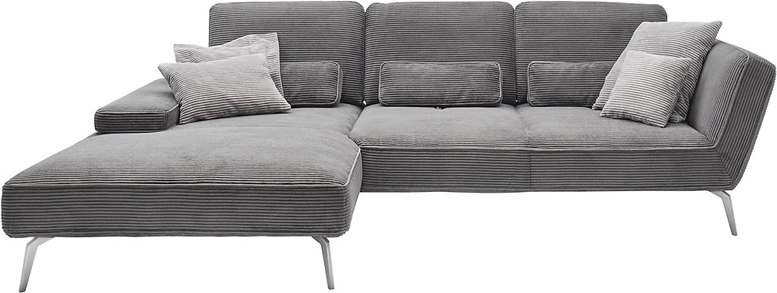 set one by Musterring Ecksofa "SO 4500, Füße chromfarben, inkl Schwenkrücke günstig online kaufen