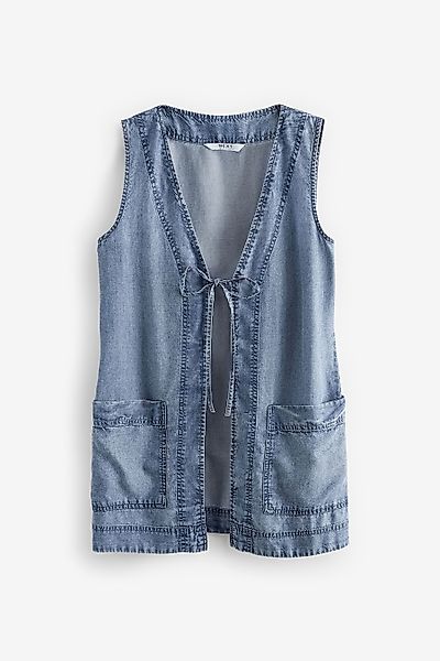 Next Jeansweste 100 % Lyocell (TENCEL). Weste günstig online kaufen