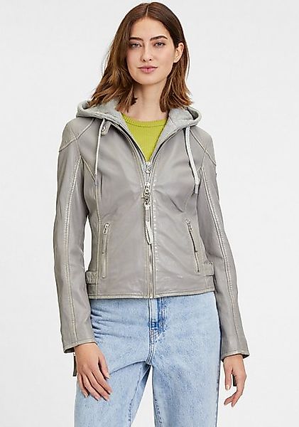 Mauritius Lederjacke GWFahira mit Reißverschluss, kontrastfarbene günstig online kaufen
