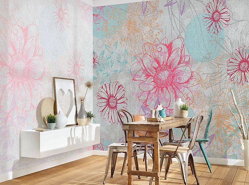 Architects Paper Fototapete »Atelier 47 Flower Artwork 2«, floral, Vlies, W günstig online kaufen