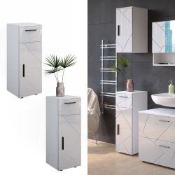 Vicco Midischrank Irma, Weiß Hochglanz, 30 günstig online kaufen