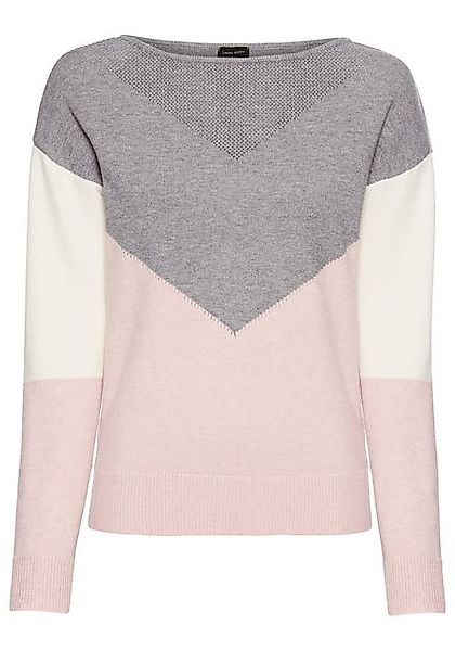 Laura Scott Strickpullover mit Ajour-V-Muster günstig online kaufen