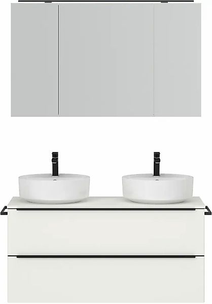 nobilia® Badmöbel-Set »Alvene« vormontiert, mit Soft-Close, 2 Stk. tlg. ink günstig online kaufen