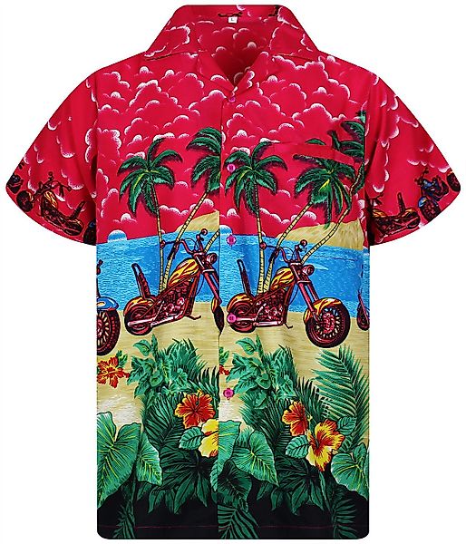 King Kameha Hawaiihemd Bike Funky Hawaii-Hemd günstig online kaufen