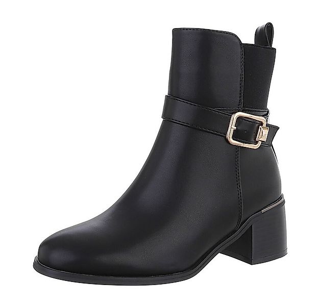 Ital-Design Damen Elegant Stiefelette (87214626) Blockabsatz Klassische Sti günstig online kaufen