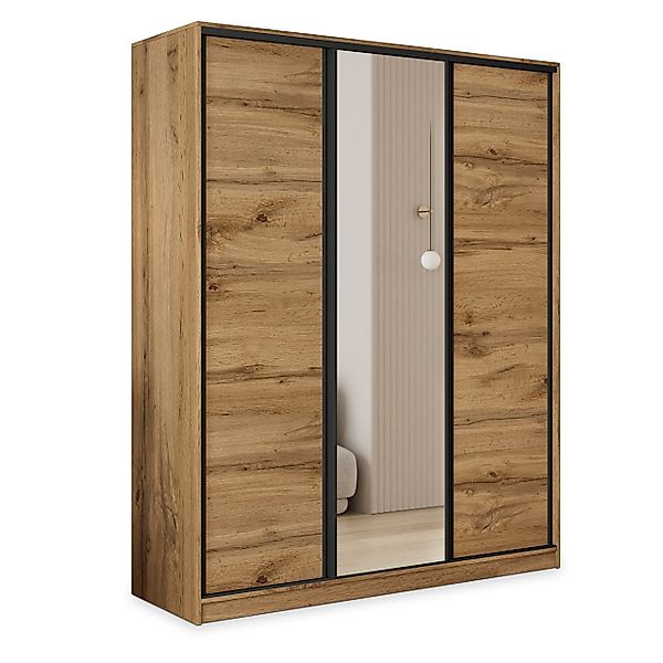 Masseno Schwebetürenschrank TARI Kleiderschrank mit Spiegel günstig online kaufen