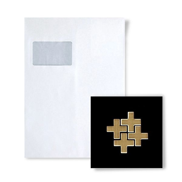 ALLOY Mosaik MUSTER S-Swiss Cross-Ti-GB Swiss Cross Titan Gold Gebürstet günstig online kaufen