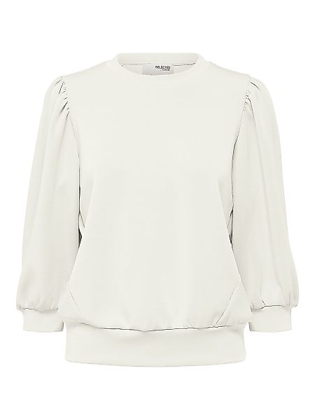SELECTED FEMME Blusenshirt locker geschnitten Rundhalsausschnitt günstig online kaufen