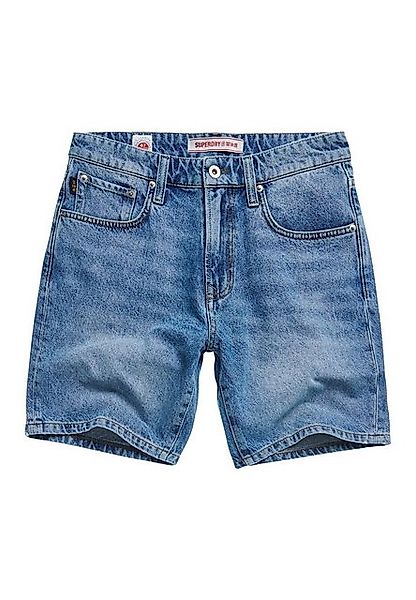 Superdry Jeansshorts Superdry Herren Shorts TAPER SHORT Kingman Light Blue günstig online kaufen