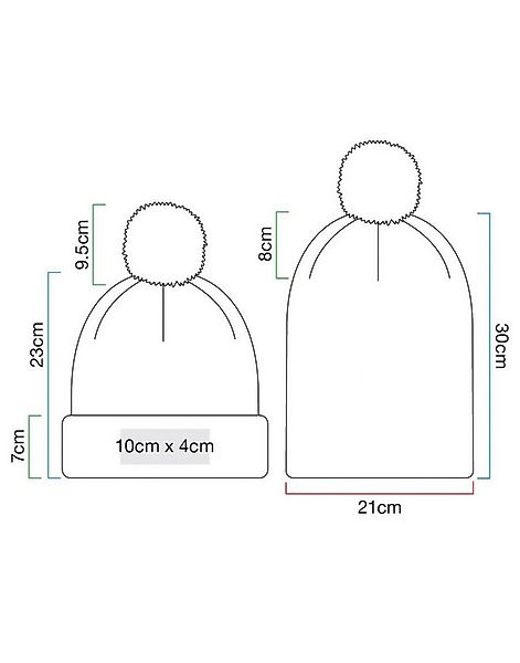 Beechfield® Bommelmütze Organic Cotton Snowstar® Beanie - 100% Bio-Baumwoll günstig online kaufen