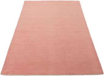 carpetfine Wollteppich "Gabbeh Lola Uni" rechteckig 14 mm Höhe mit natürlic günstig online kaufen