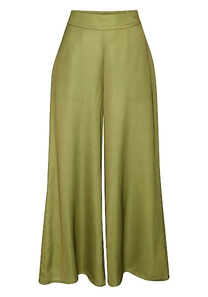 LASCANA Webhose aus leichter Satinqualität, weite Palazzohose mit Taschen, günstig online kaufen