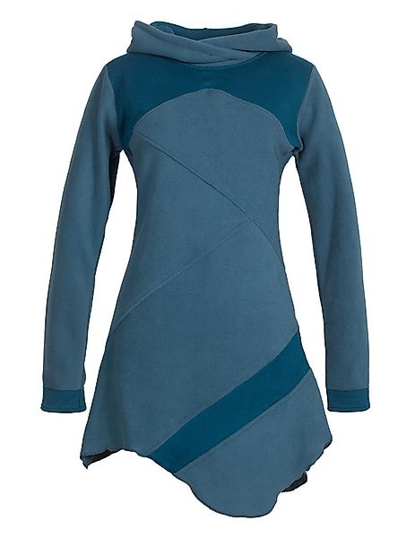 Vishes Minikleid Asymmetrisches Patchwork Kleid - günstig online kaufen