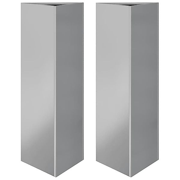 vidaXL Blumentopf Pflanzkübel 2 Stk. Dreieckig günstig online kaufen